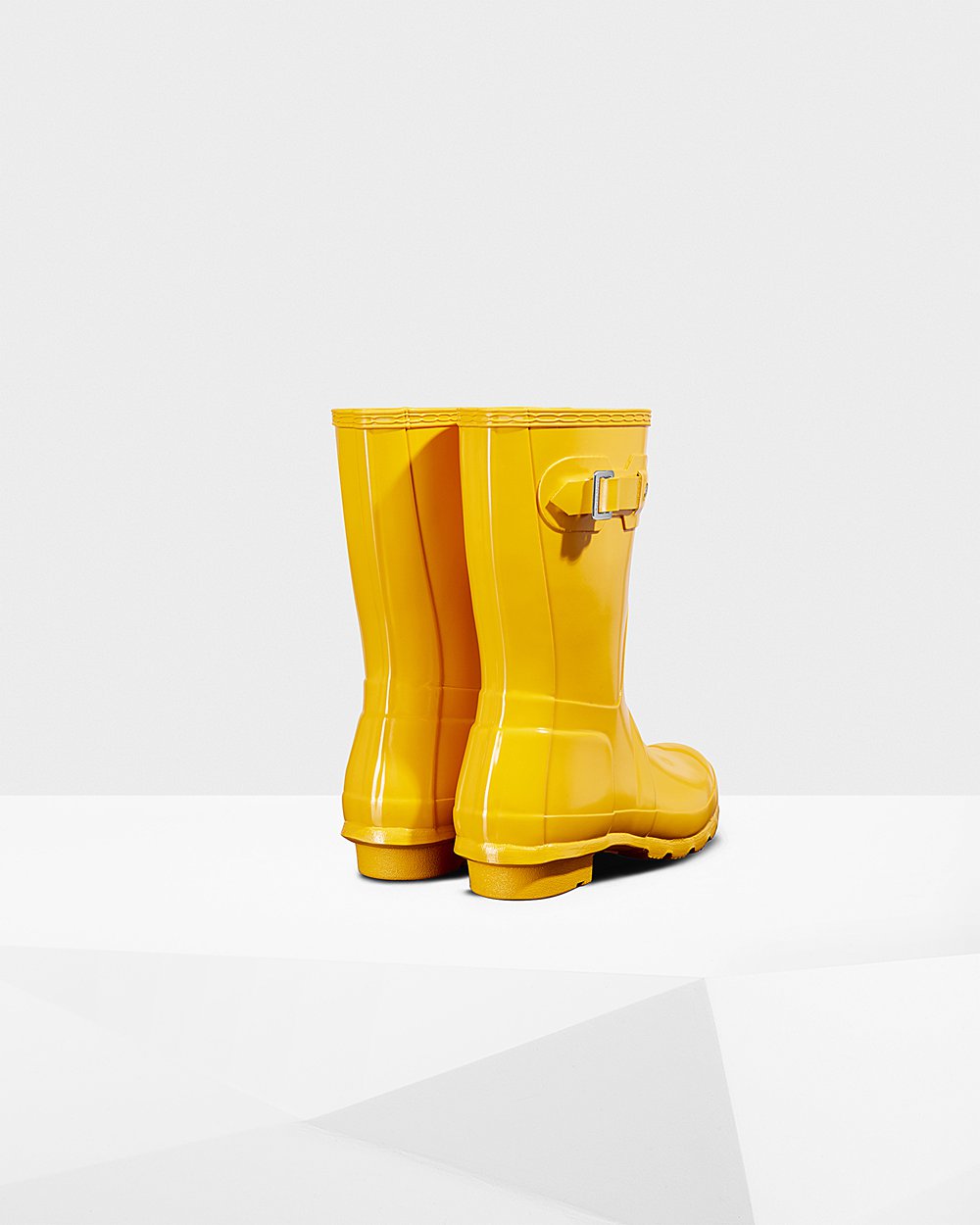 Botas de Lluvia Cortas Hunter Mujer - Original Gloss - Amarillos - LGTBOKQ-27